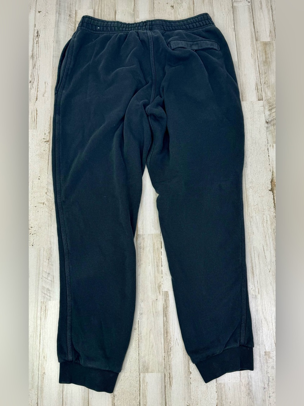 Nike Men's Black Sweatpants Size Large Elastic Waist Activewear - Picture 8 of 10